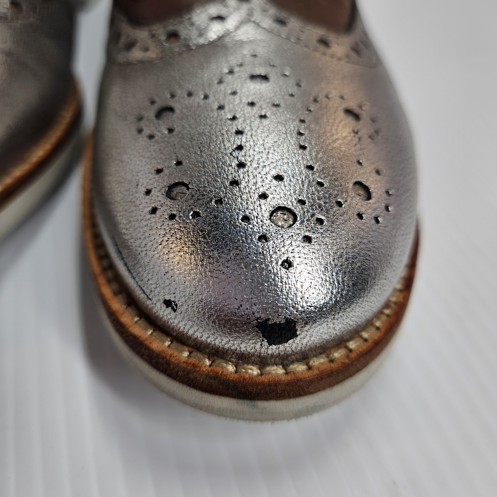 Melvin & Hamilton Amelie Brown Silver Chelsea Boots EU 40 US 9 - Picture 8 of 11